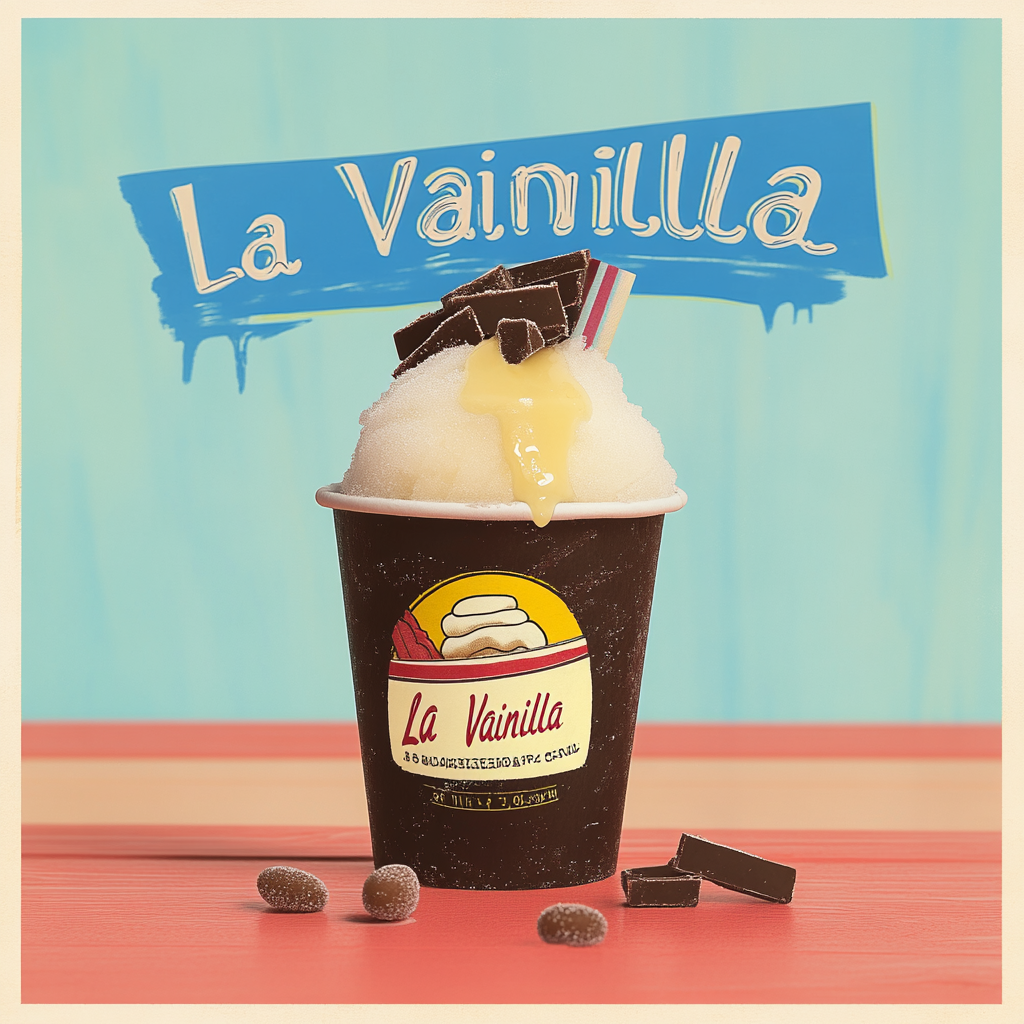 Raspado de vainilla